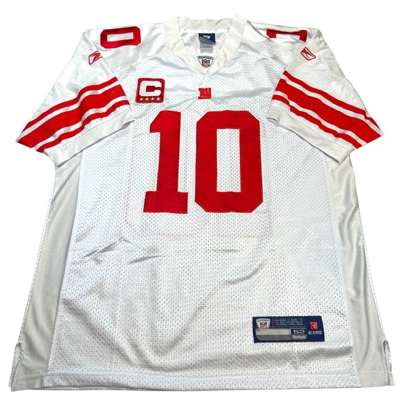 Reebok Other - VTG Reebok Eli Manning New York Giants NFL Jersey Men 52 XL White Captain Patch